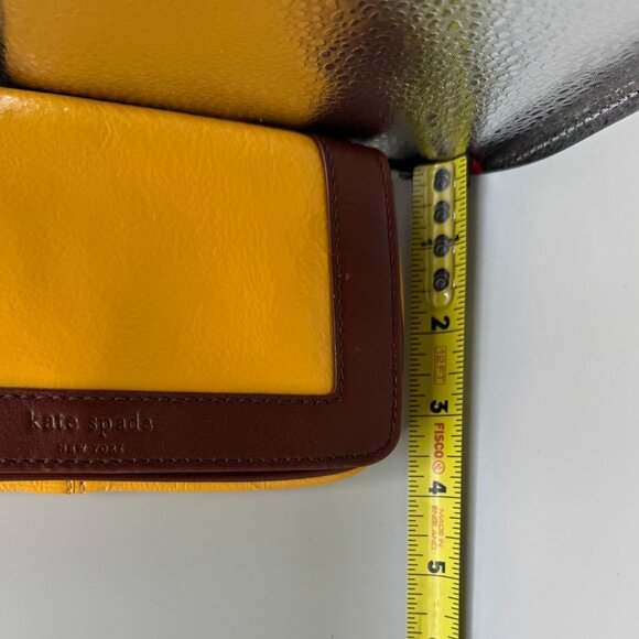 Kate Spade Hazel Marbella sunflower / toffee wristlet - Picture 8 of 12